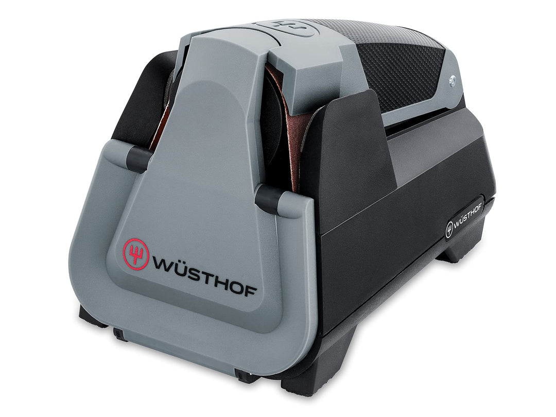 WÜSTHOF Easy Edge elektrischer Messerschärfer, 18 x 11 x 13 cm 18 x 11 x 13 cm Schwarz / Grau, 18 x