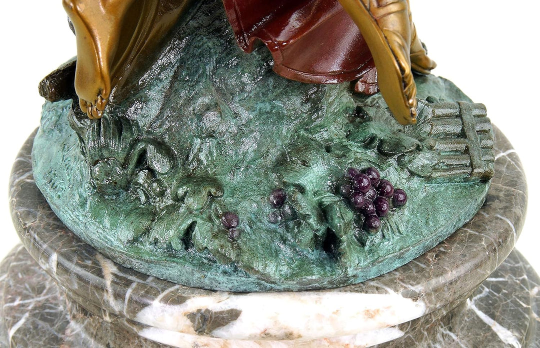 Kunst &amp; Ambiente - Bacchanale nach Clodion - Bronzestatue im Rokoko-Stil - Bacchusfest Rom - Antike