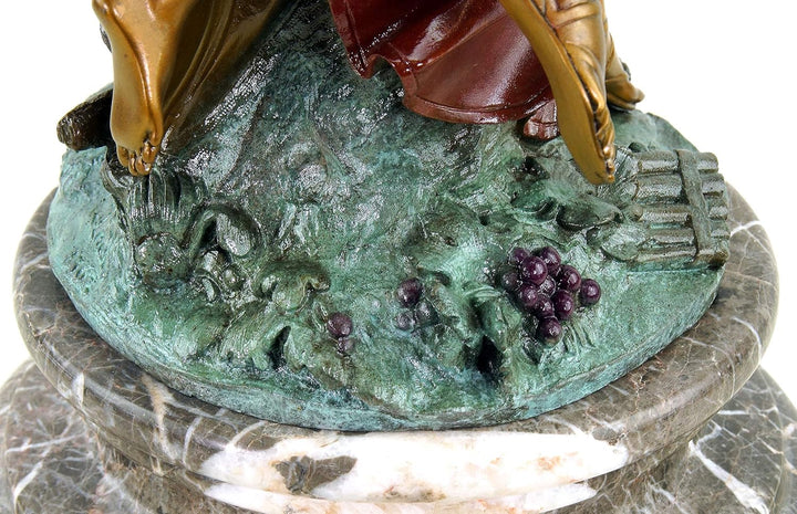 Kunst &amp; Ambiente - Bacchanale nach Clodion - Bronzestatue im Rokoko-Stil - Bacchusfest Rom - Antike