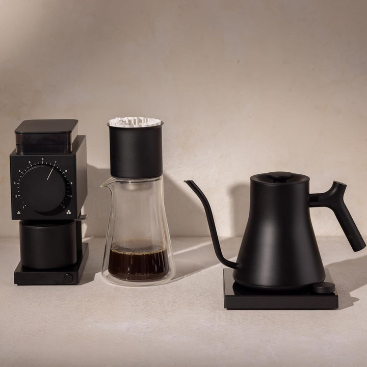 Fellow Ode Gen 2 - Automatische Kaffeemühle, Schwarz, 31 Mahlstufen, Bohnen der 2. Generation, antis