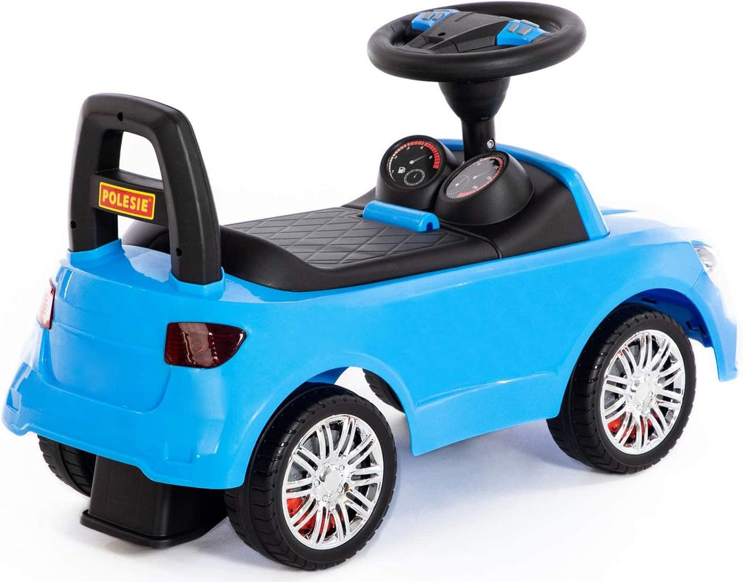 Rutscher Auto hellblau Super Car Nr.3 Sound Kinder Rutscherfahrzeug Lauflernhilfe