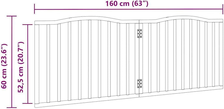 vidaXL Hundetor 3-TLG., Hundegitter Faltbar Pflegeleicht, Schutzgitter für Wohnzimmer Küche Treppe,