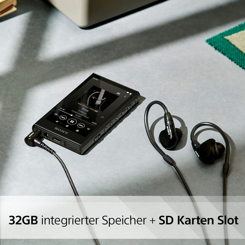 Sony Walkman NW-A306 Touchscreen MP3 Player - 32GB, Bis zu 36h Akkulaufzeit, Verbesserte Soundqualit