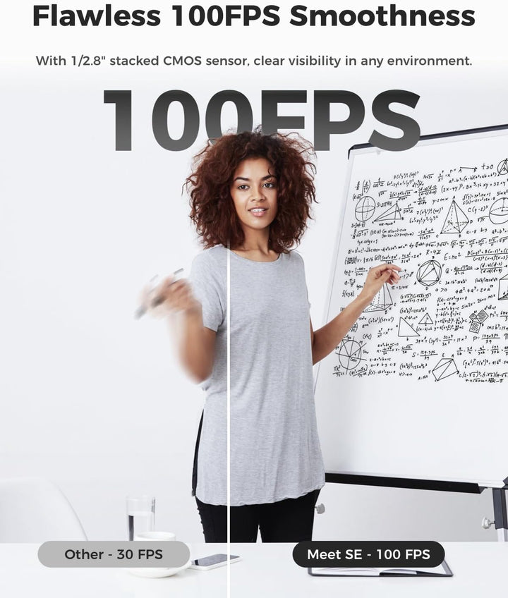 OBSBOT Meet SE 1080P@100 FPS Webcam für PC mit 1/2,8" Sensor, KI-Bildanpassung & Autofokus, Beauty M