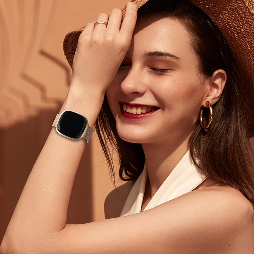 Yoohoo Armband Kompatibel mit Fitbit Versa 3 Armband/Fitbit Versa 4 Armband/Fitbit Sense Armband/Fit