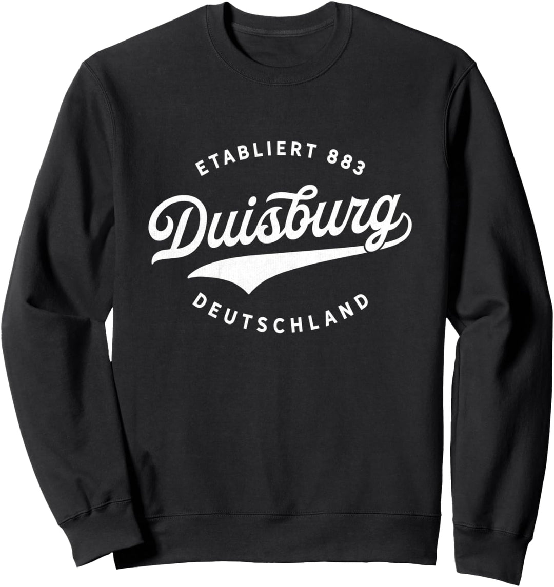 Jahrgang Duisburg Deutschland Klassisches Geschenk Sweatshirt