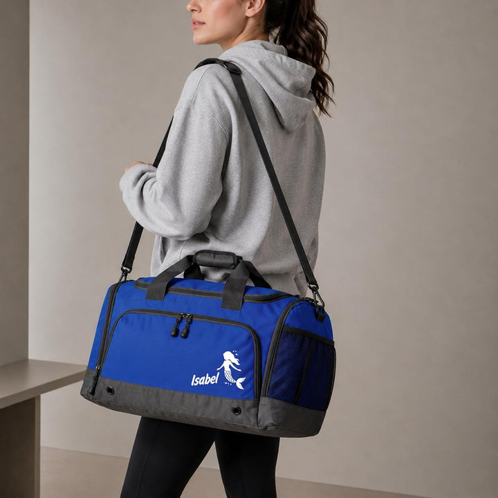 Sporttasche mit Name personalisiert individuell Bedruckt Geschenk für Kinder & Erwachsene kleine Rei