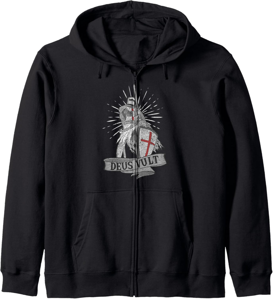 Deus Vult, Kreuzritter & Templer, Tempelritter Kostüm Kapuzenjacke