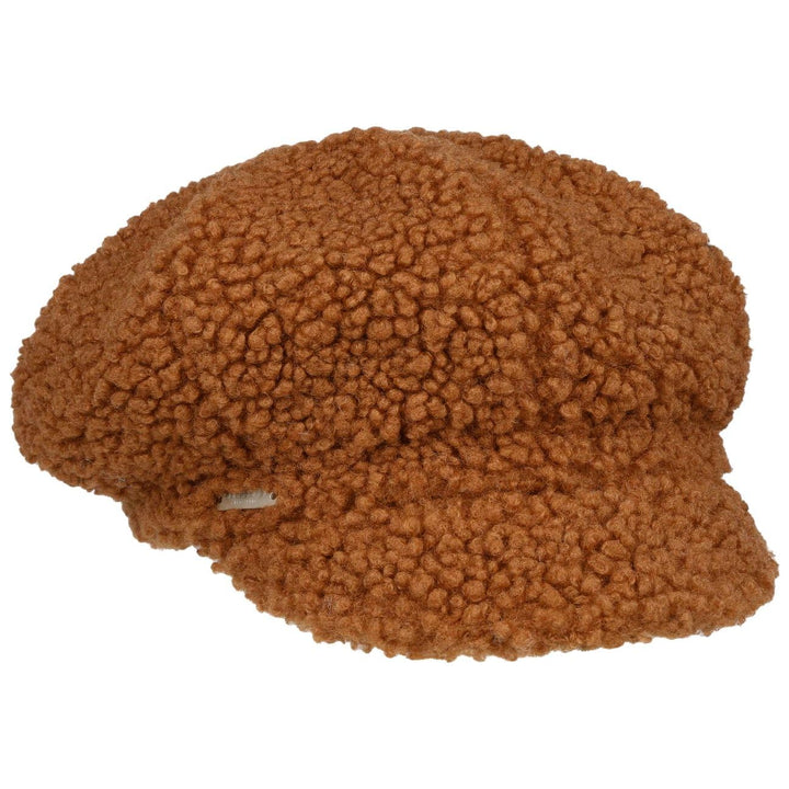 Seeberger Teddy Fur Ballonmütze Schirmmütze Damencap Wintercap Kunstfellcap Baker-Boy-Mütze Damen -