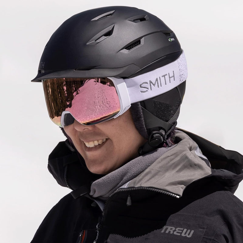 SMITH OPTICS I/O MAG 4D Ski- Snowboardbrille WHITE VAPOR 22 - ChromaPOP Everyday Rose Gold Mirror NE