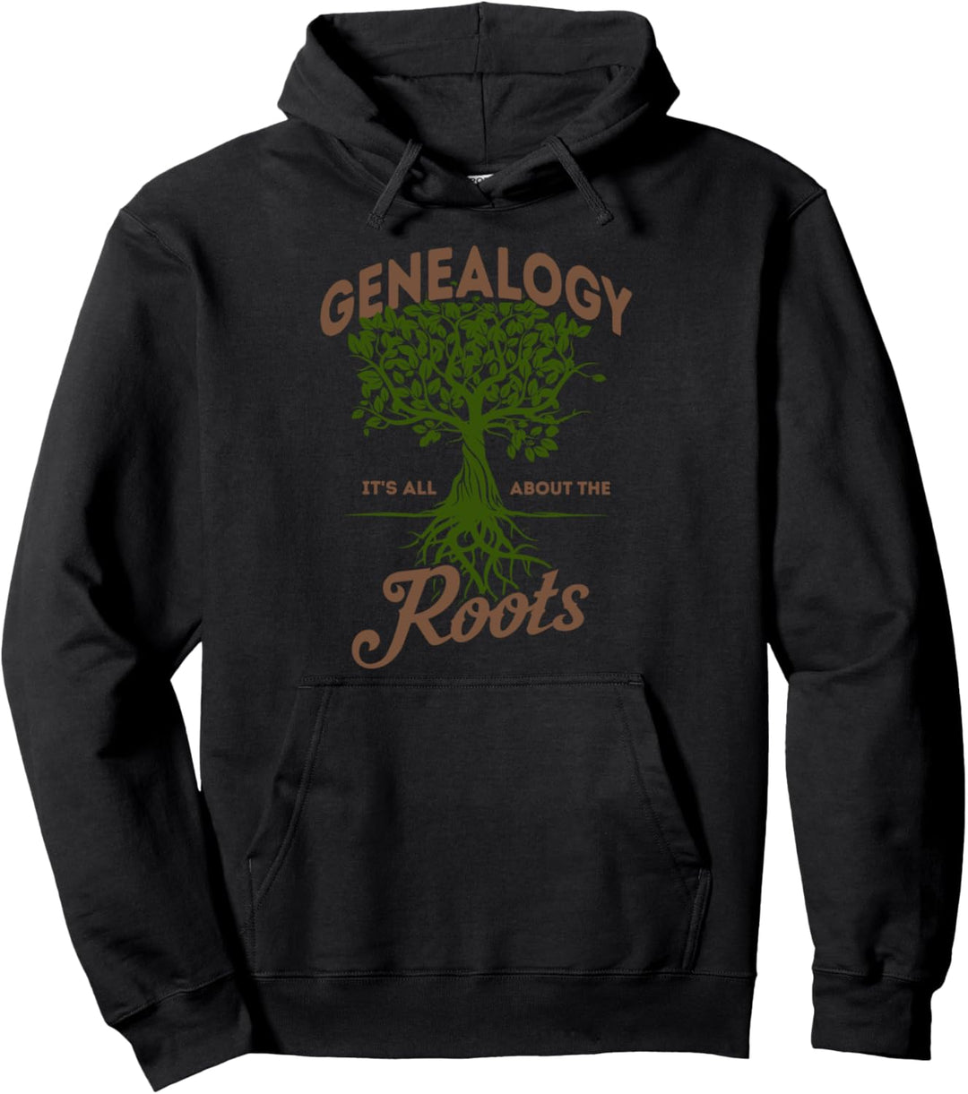 Genealogy Its All About The Roots Stammbaum Ancestry DNA Pullover Hoodie