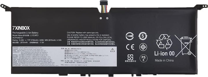 7XINbox 15.36V 42Wh 2735mAh L17C4PE1 L17M4PE1 L17S4PE1 Laptop Akku Ersatz für Lenovo IdeaPad 730S 73