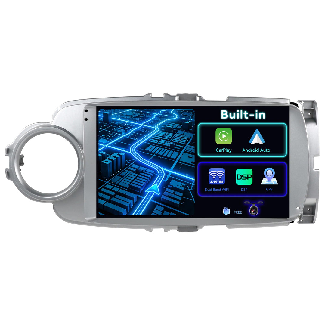 JOYX Android 12 IPS Autoradio Passt für Toyota Yaris GRMN (2011-2018) - Eingebautes CarPlay Android