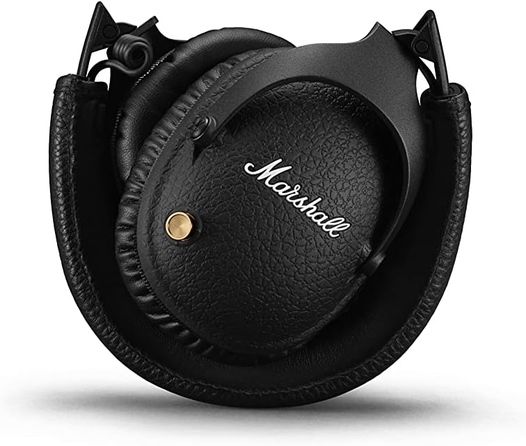 Marshall Monitor II Bluetooth Kopfhörer mit Active Noise Cancelling, 30 Stunden Spielzeit – Schwarz