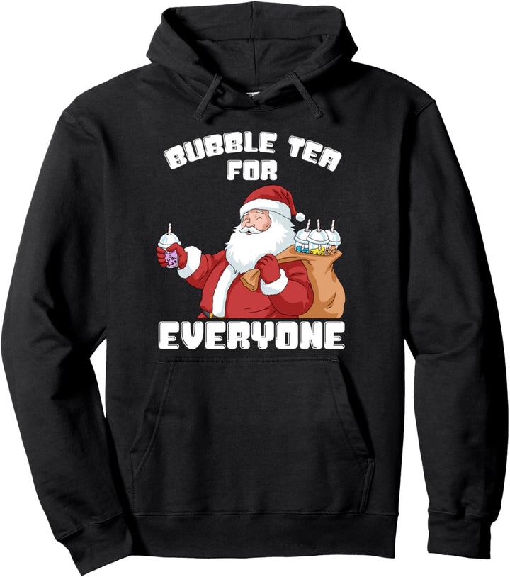 Weihnachten Bubble Tea Hoodie Bubble Tea Geschenk Boba Tea Pullover Hoodie