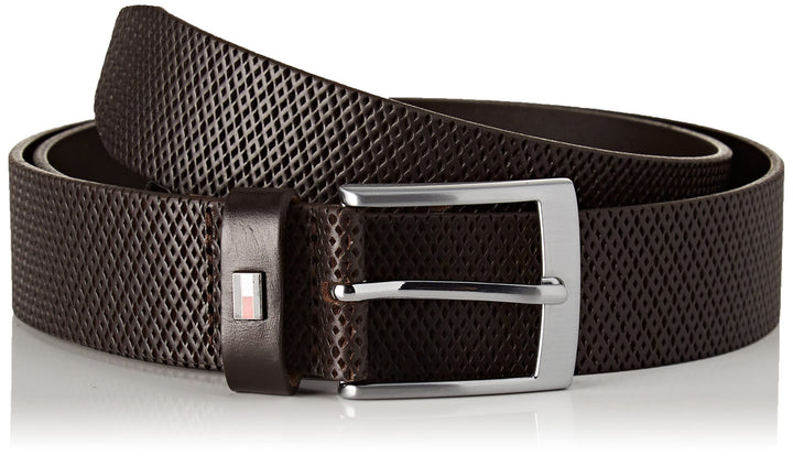 Tommy Hilfiger Herren Gürtel, Braun (Testa Di Moro)