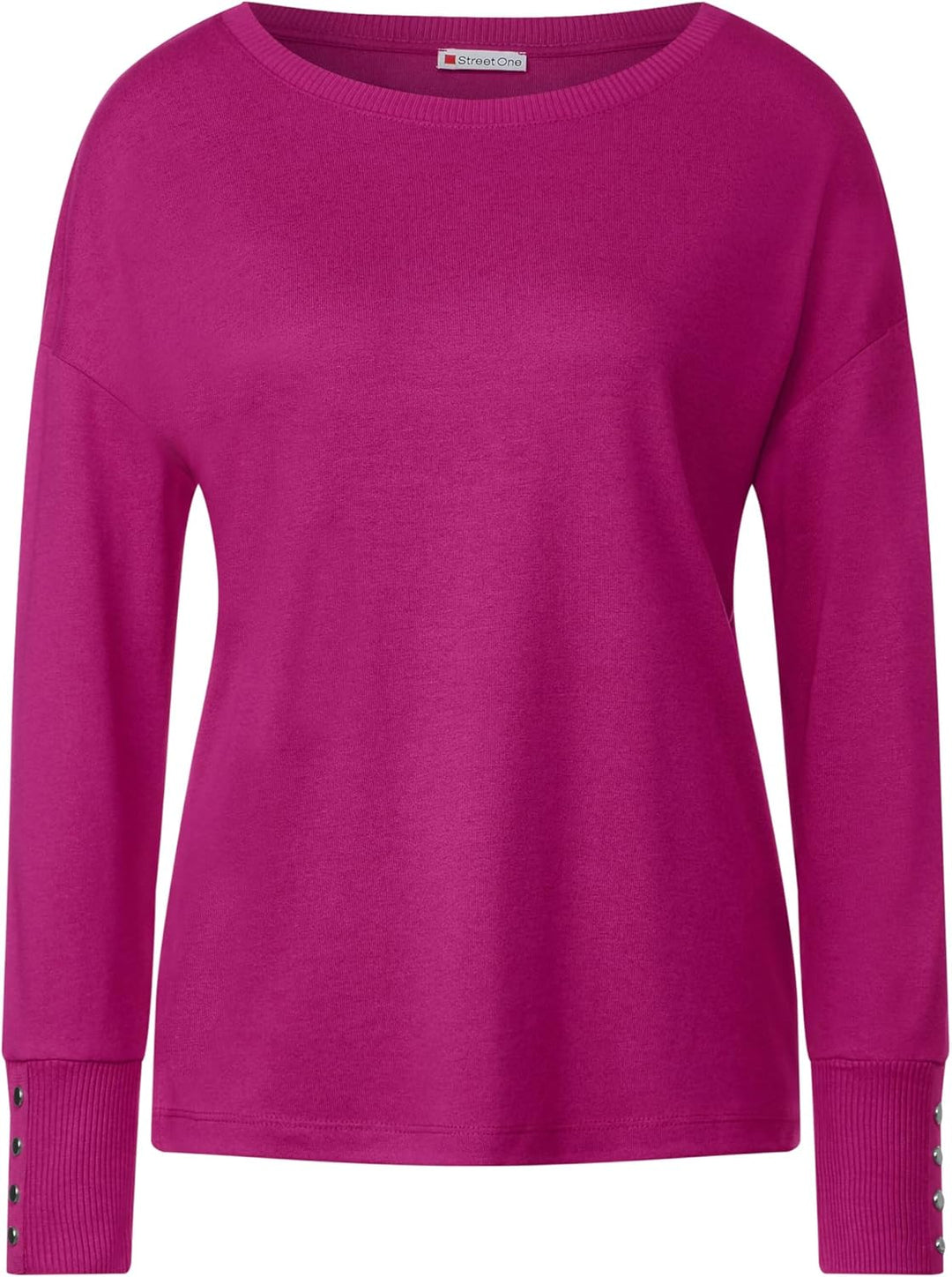 Damen Shirt mit Knopfdetail 36 Black (Schwarz), 36 Black (Schwarz)