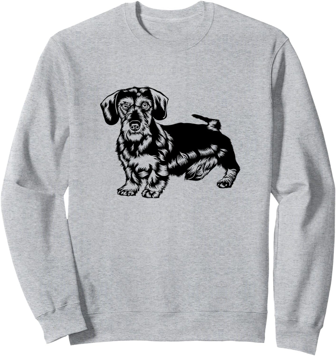 Rauhaardackel Dackel Teckel Hund Hundebesitzer Herren Damen Sweatshirt
