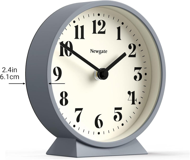 NEWGATE® Theater-Kaminuhr – leiser Sweep "No Tick" Kaminuhr – kleine Kaminuhren – minimalistisches Z
