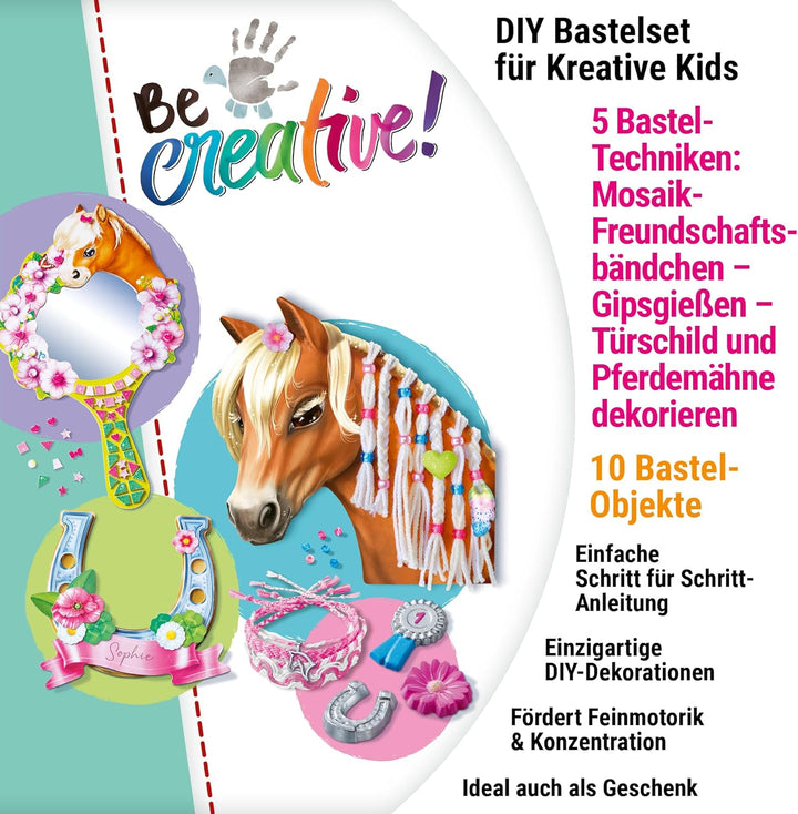 Ravensburger BeCreative Multi Activities Horses - Bastelset für Kinder ab 6 Jahren, Pferde-Bastelpro