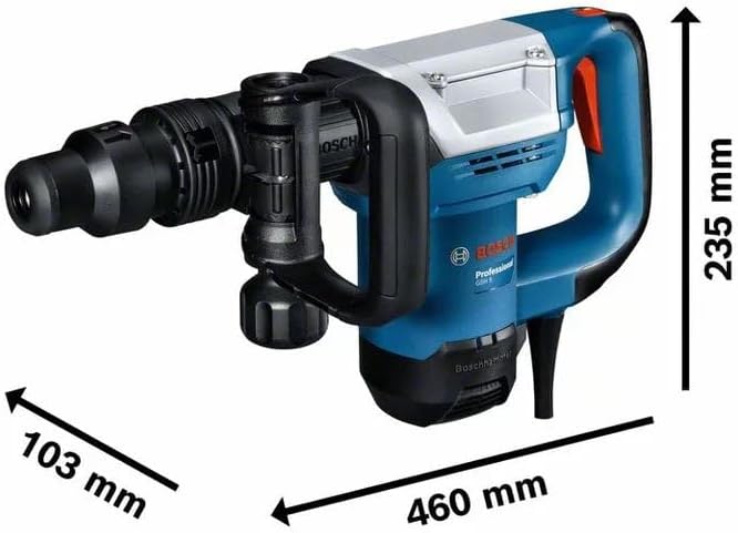 Bosch Professional Schlaghammer GSH 5 (SDS max., Schlagenergie 7,5 J, Leistung 1.100 Watt, inkl. Spi