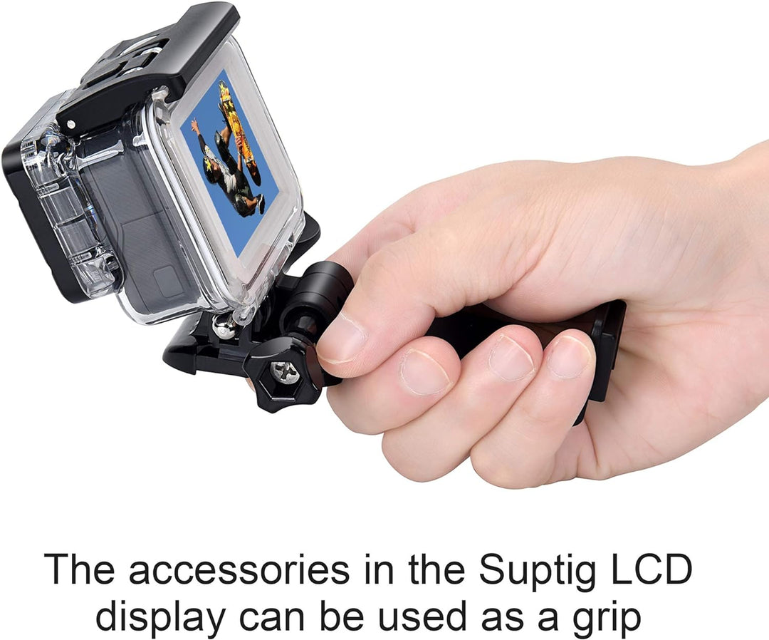 Suptig LCD-Bildschirm Selfie LCD-Bildschirm Kompatibel mit Gopro Hero 9 Hero 8 Hero 7 Hero 6 Hero 5
