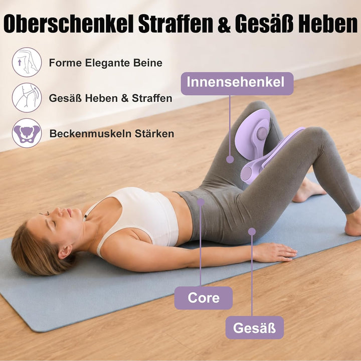 Oberschenkeltrainer 35lb Beckenboden Trainer Damen für Frau Beinpresse Po Trainer für Zuhause MäNner
