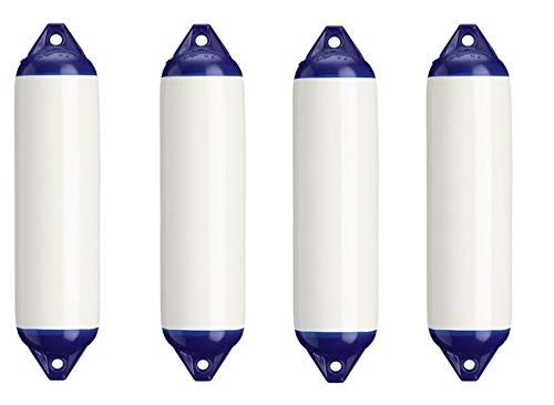 PRARABORDO POLYFORM 4 Stück F3 Ø mm 220 x 745 weiss Schale blau Zubehör Bootszubehör Nautica