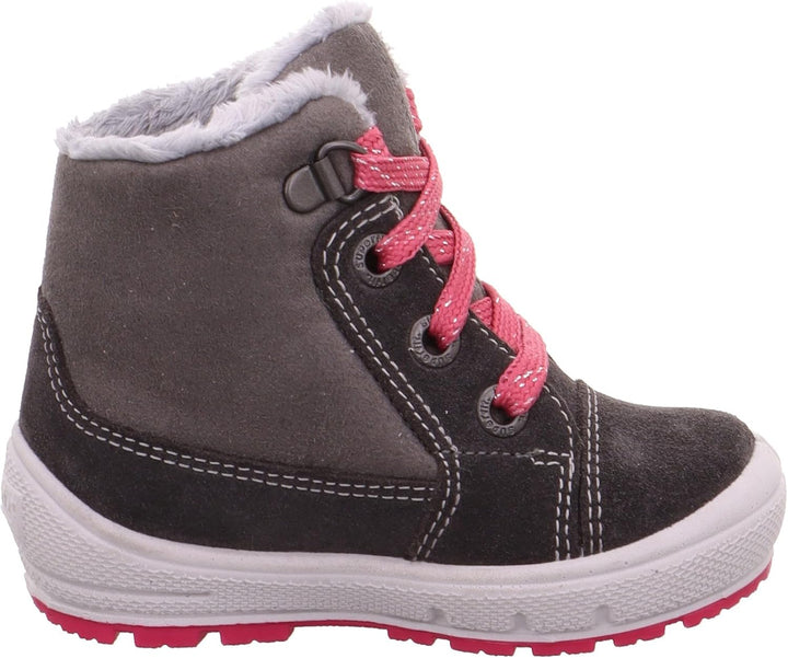 Superfit Mädchen Groovy Warm Gefütterte Gore-tex Schneestiefel 19 EU Grau Pink 2010, 19 EU Grau Pink