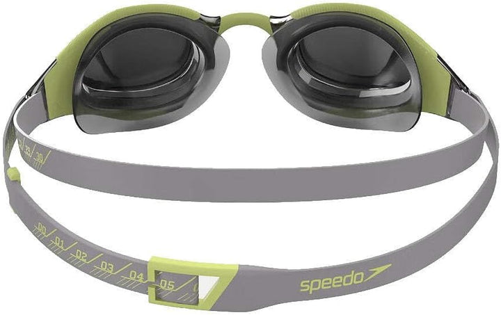 Speedo Unisex Fastskin Hyper Elite Mirror Schwimmbrillen (1er Pack) Einheitsgrösse Grey/Green, Einhe