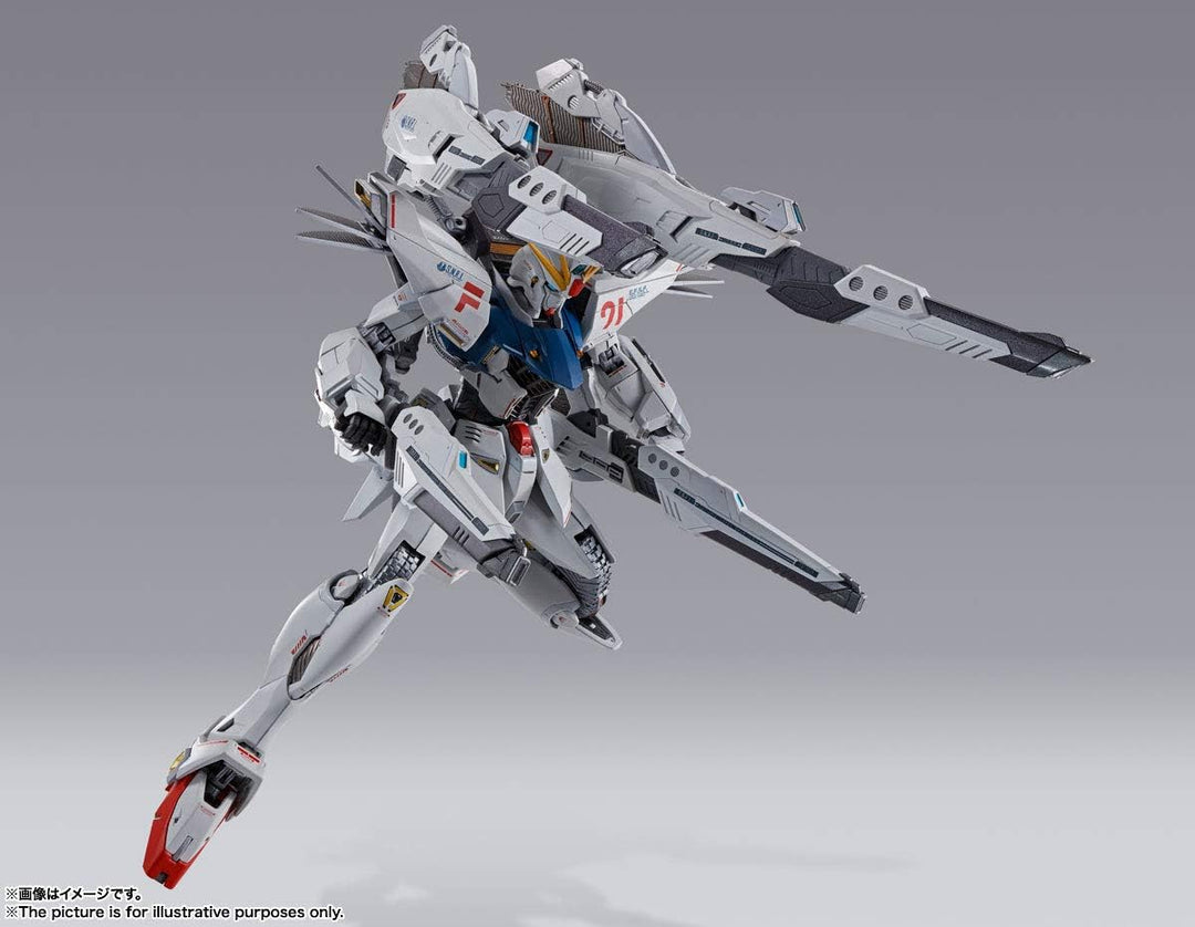BANDAI - Metallbuild Gundam f91 Chronicle Weiss, 177000, Mehrfarbig, One Size