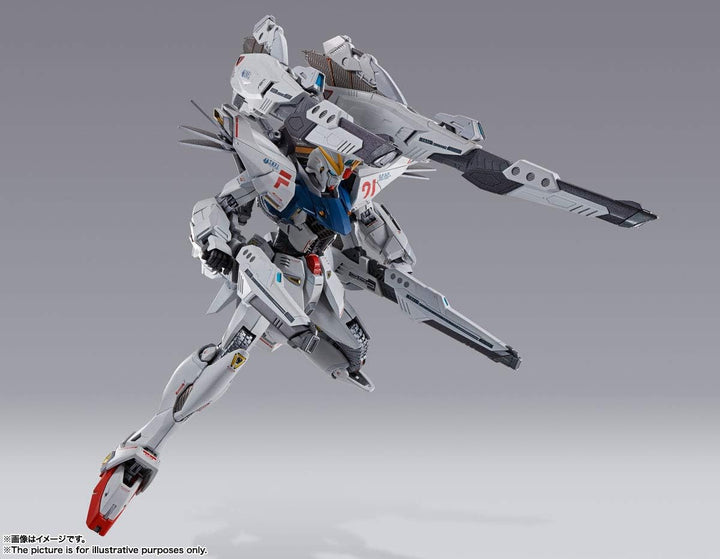 BANDAI - Metallbuild Gundam f91 Chronicle Weiss, 177000, Mehrfarbig, One Size
