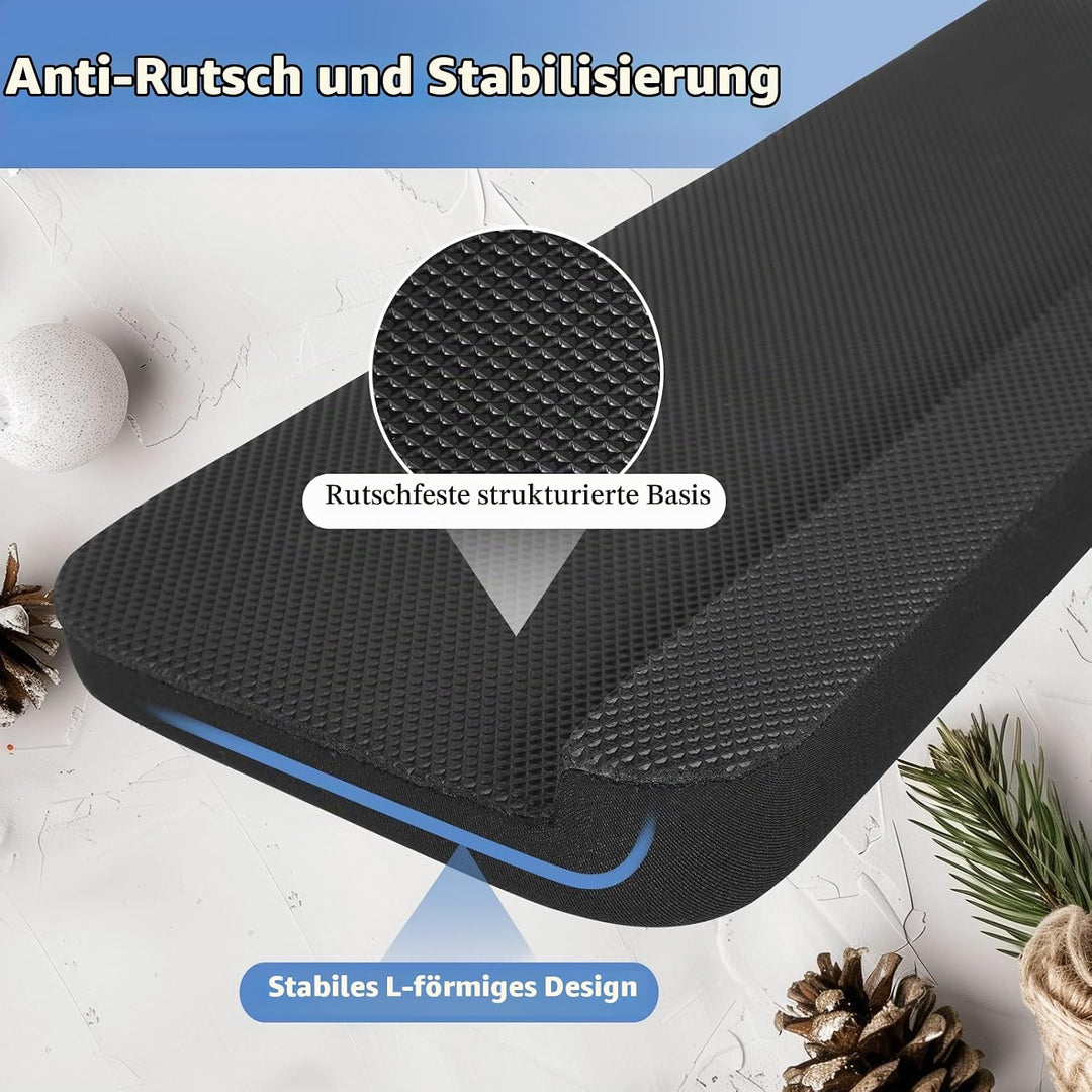 L-Förmige Handballenauflage und Ellenbogenauflage für Schreibtisch, 2 Stück Ergonomische Wrist Rest