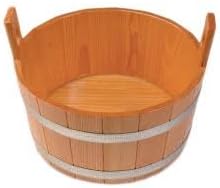 Blumenberg Saunawanne / Fusswanne Lärche, innen und aussen Hygieneversiegelung ca. 16l