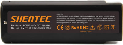 2X Shentec 6V 4500mAh Ni-MH Akku Ersatzakku für Paslode 404717 B20544E BCPAS-404717 404400 900400 90
