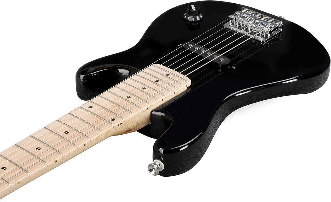 Winzz 30 Zoll Mini E-Gitarre Kinder Ahorn Griffbrett Elektrische Gitarre Anfänger Set für Kinder mit