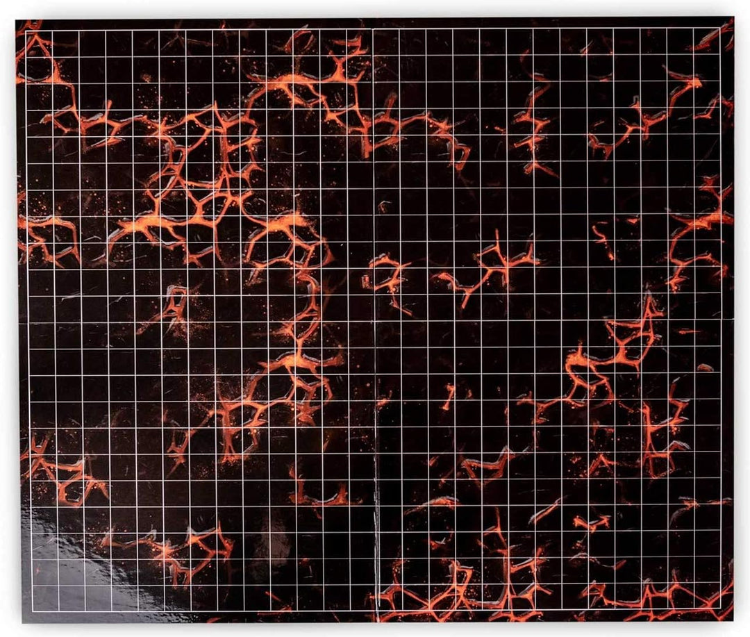 Hexers Role-Playing Game Board, Square Grid Terrains, 8 Different terrains, Dungeons and Dragons DND