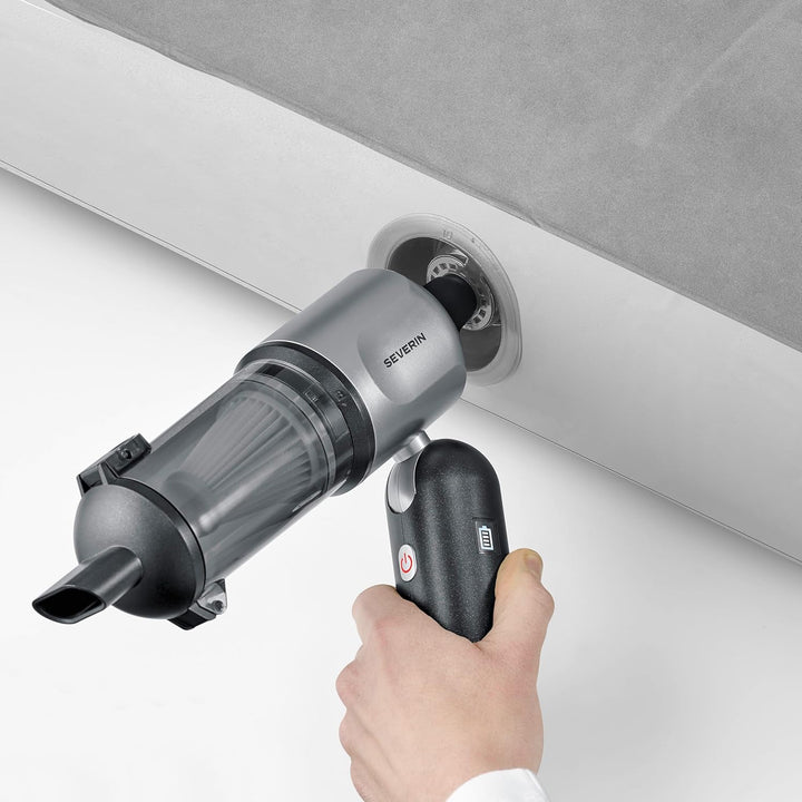 Severin 3-in-1 Akku-Handstaubsauger, Luftbläser & Aufpumper, Staubgebläse, für Luftmatratzen, Auto,
