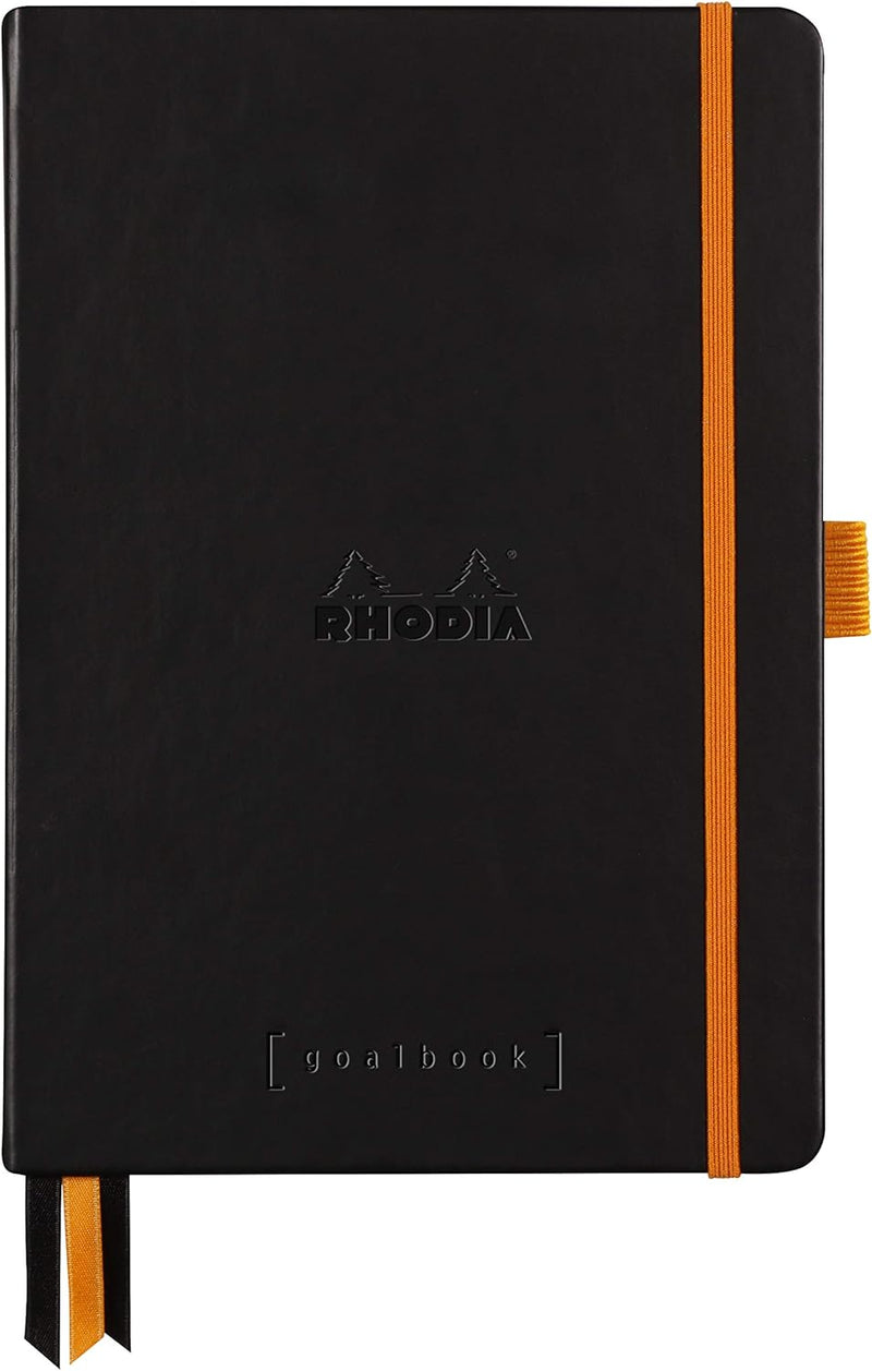 Rhodia 118571C Notizheft Goalbook (DIN A5, 14,8 x 21 cm, Dot, praktisch und trendige, mit festem Dec