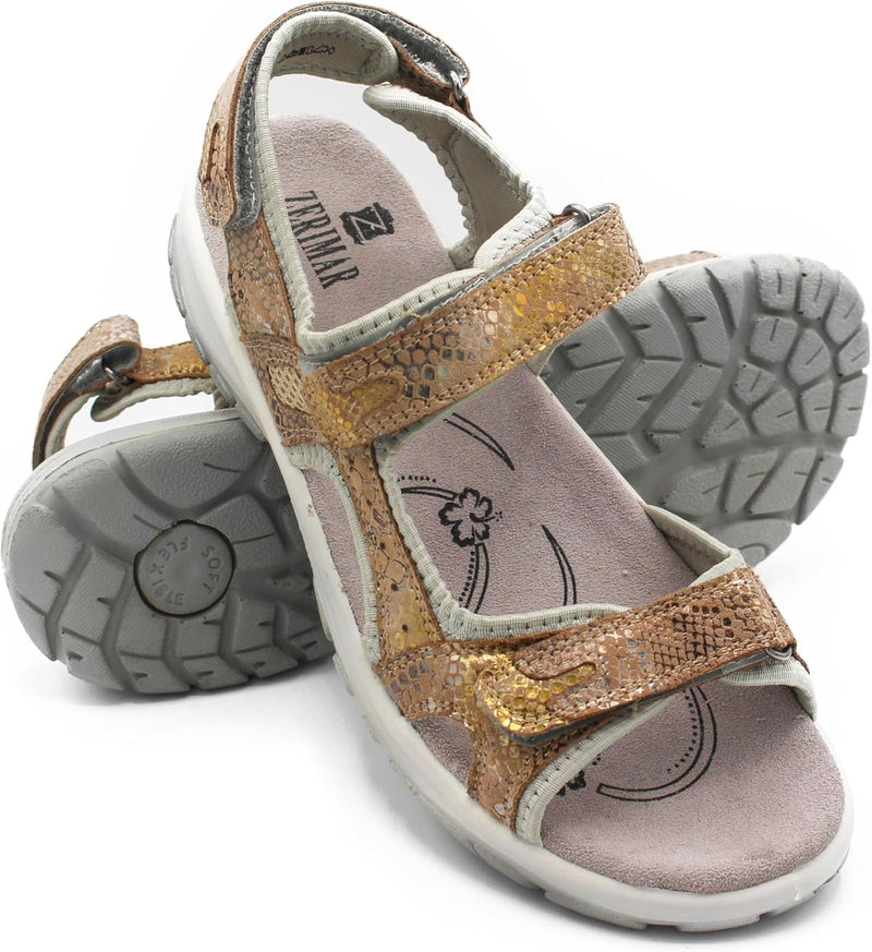 Zerimar Sandalen Damen Sommer - Damen Sportsandalen mit Hochwertigen und Bequemen Wandersandalen - H