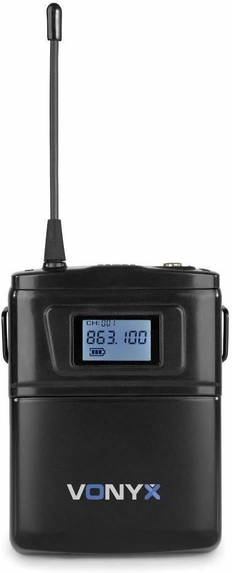 VONYX WM60B Bodypack mit Headset für WM6-Mikrofonsets - 16 UHF-Kanäle
