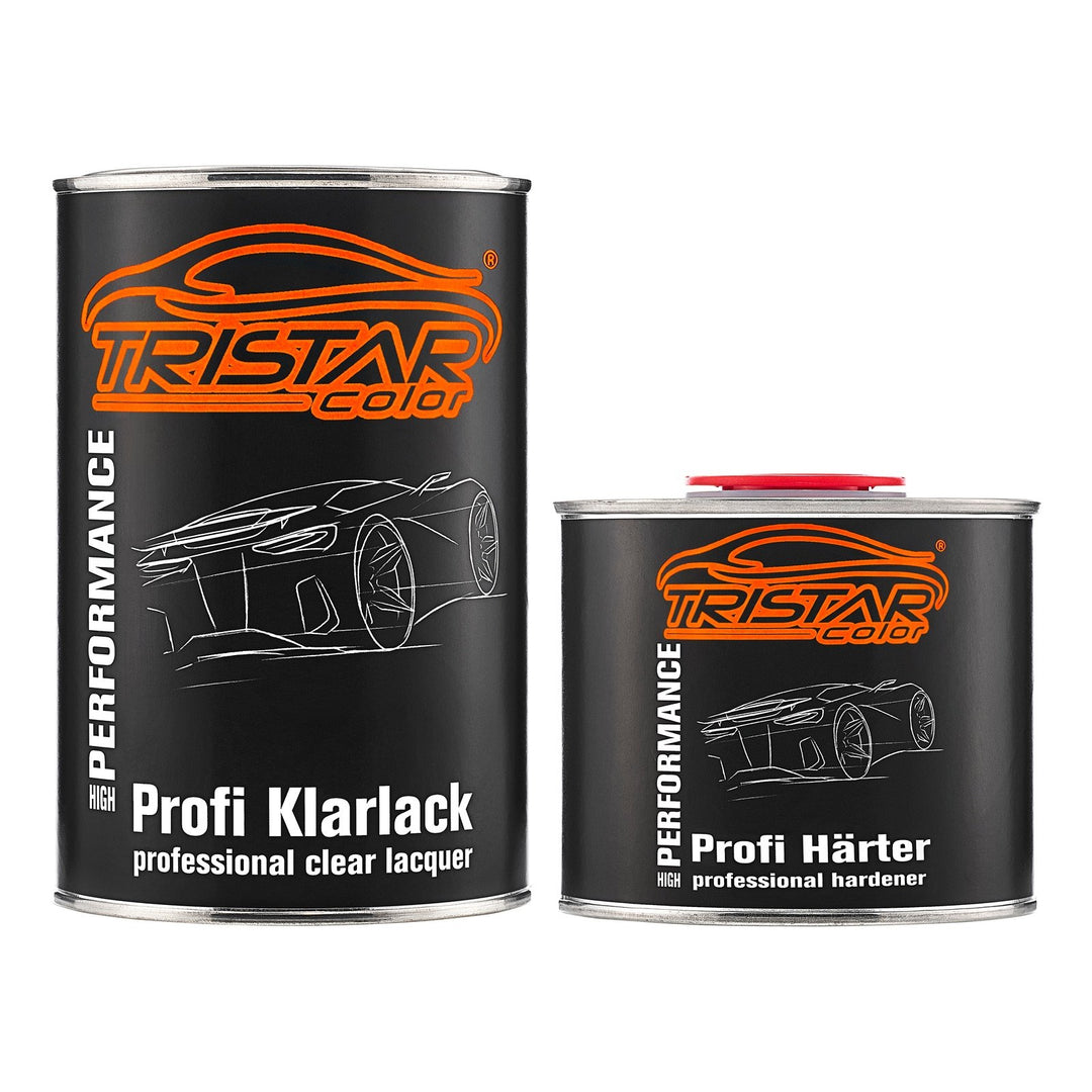 TRISTARcolor 1,5 Liter 2K Klarlack Autolack matt HS incl. Härter