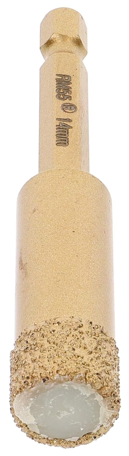 PRODIAMANT Profi Fliesenbohrer Fliese 14 mm x 6Kant Bit Aufnahme Diamantbohrer Winkelschleifer für t