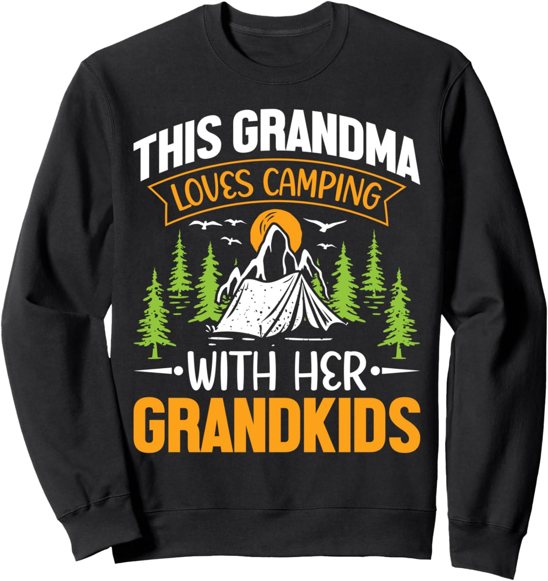 This Grandma Loves Camping with Her Grandkids Sweatshirt