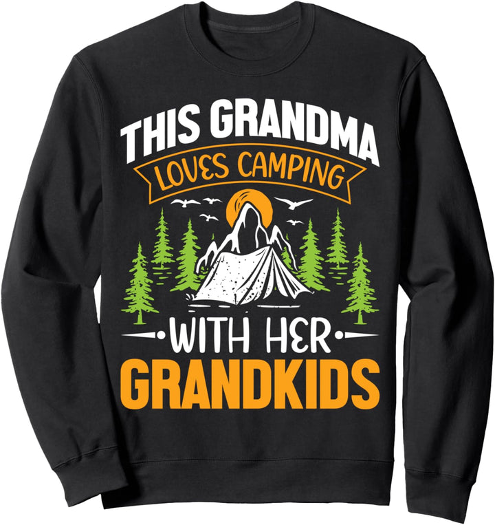 This Grandma Loves Camping with Her Grandkids Sweatshirt