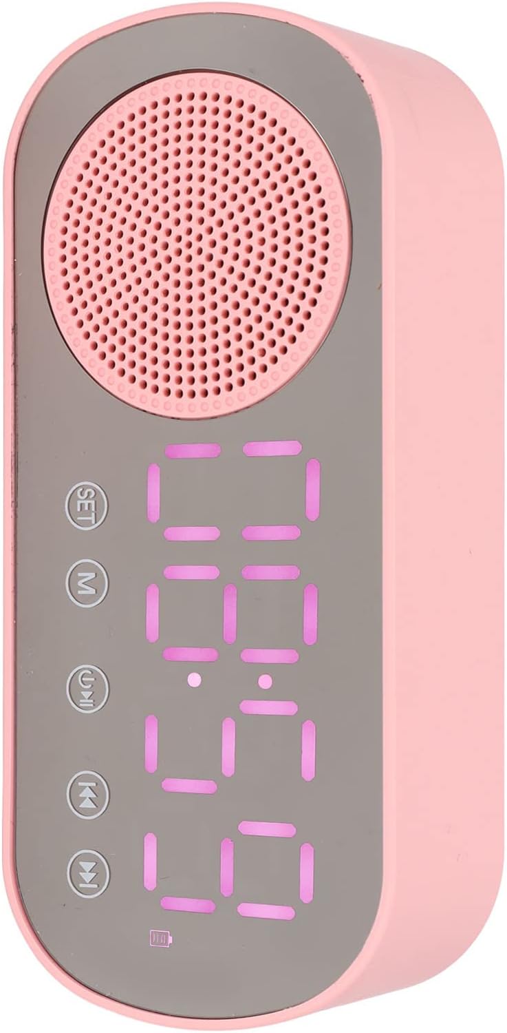 Elprico Bluetooth-Wecker, HiFi-Lautsprecher, UKW-Radio, Digitaluhr, USB-Aufladung, Eingebauter 1600-