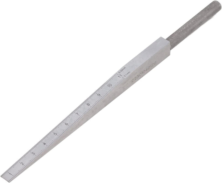 Kegellehre Edelstahl-Fühlerlehre, 0,5-11 Mm Kegelspaltlehre Schweisskeil Fühlerlehre Spaltlehre Loch