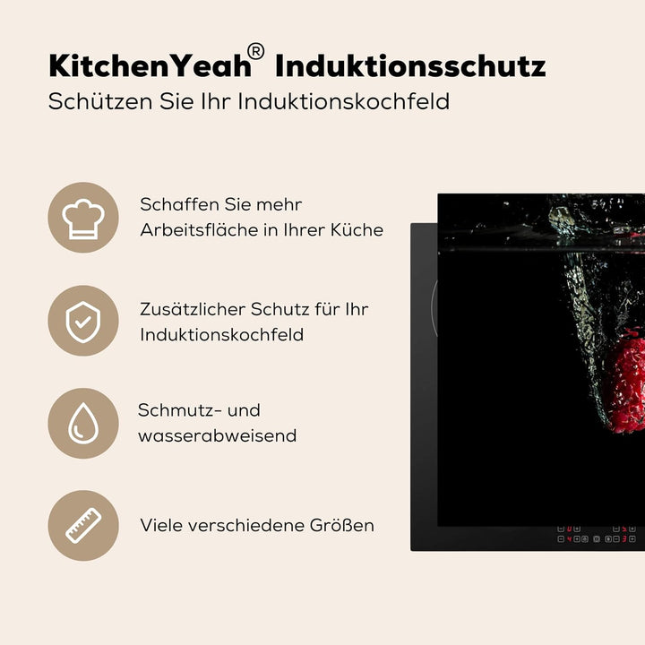 Herdabdeckplatte Einteilig Ceranfeld Abdeckplatte für Induktionsschutz Ceranfeldabdeckung Vinyl Herd