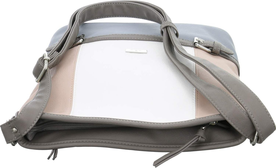 TOM TAILOR bags Juna Damen Hobo Bag Schultertasche 30 x 10 x 28 Mixed Rose, 30 x 10 x 28 Mixed Rose