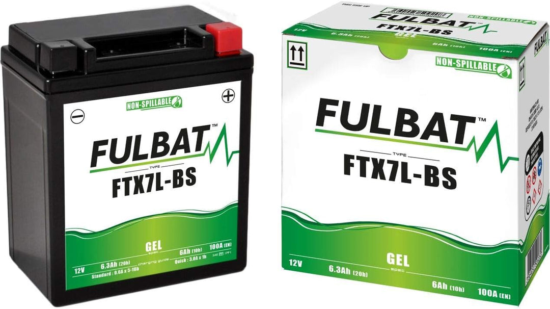 - FULBAT Gel FTX7L-BS / YTX7L-BS 12 V 6,3 Ah 100 A